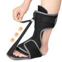 Plantar Fasciitis Night Splint Planter Facetious Relief Brace Relief Women Men Foot Drop Achilles Tendonitis(Black-2PC)