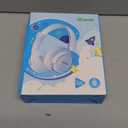 iClever BTH22 Kids Bluetooth Headphones, 60H Play Time, 74/85 dBA Safe Volume, Bluetooth 5.4, USB C, Over Ear Kids Headphones Wireless with Mic AUX Cord for iPad/Tablet/Travel, Blossom