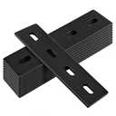 heneng 8 Pcs Flat Mending Plates, 6" x 1-1/2", Adjustable Straight Fixing Repair Plate Connector Bracket, 5/32" Thick