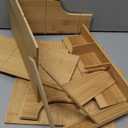 Theodore Vertical Bamboo Tea Organizer  Holds 180 Tea Bags  Compact Wooden Tea Storage Box for Home, Kitchen, Office  Fits Sugar Packets, Sweeteners, and Creamers