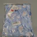 Baby Girls Cotton Sleeveless Swiss Dot Dress Ruffle Sleeve Party Sundress (Blue)