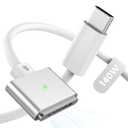 LUCMO 140W Magnetic 3 Cable 3.3 FT for M5/M4/M3/M2 MacBook Air Pro Charger, Fast Charging USB C Cord for MacBook Air (13"/15" 2026/2025/2024/2023/2022), Pro (16"/14" 2026/2025/2024/2023/2021), White