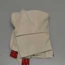 PrinceDeco 2 Pack Thick Velvet Stretch Armrest Covers for Chairs and Sofas Armchair Covers for Arms Couch Arm Cover Armrest Slipcover for Sofa Non Slip, Ivory