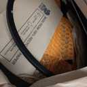 SAYGOER 27.6'' Round Coffee Table 2 Tier Black Glass Coffee Tables with Storage Shelf for Large or Small Space Modern Simple Sofa Table for Living Room Home Office, Easy Assembly