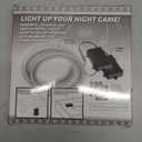 GoSports Cornhole Light Up LED Ring Kit 2pc Set - Compatible with All Cornhole Games (Red, White or Blue)