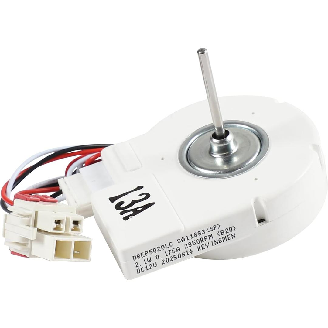 DA31-00146H DREP5020LC Refrigerator Evaporator Fan Motor Fit for Samsung Replaces DA31-00146C PS4138377 AP4444609 2030147 EAP4138377 Refrigerator Cooling Fan Accessory DC12V