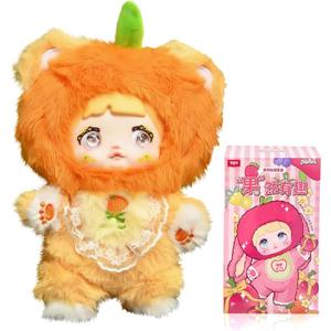 Nommi Interesting Fruit Series Cute Vinyl Face Doll Random Design Action Figures Collectible Toys Home Decorations (Single Box)