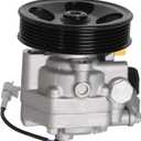 21-480 Power Steering Pump with Pulley Compatible with Subaru Legacy 2010-2014, Compatible with Subaru Outback 2010-2014, 2.5L 3.6L, OE 21-480 21480 21660 34430AJ020 34430AJ021