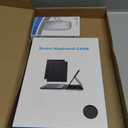 Keyboard Case for Samsung Galaxy Tab A7 Lite 8.7 inch 2021 Cover - 7 Color Backlit Detachable Magnetic Keyboard with Mouse - Black