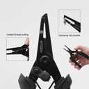Outdoor Fishing Lure Pliers set with Stainless Steel Fish Gripper Pliers Professional Fly Fishing Lip Grabber Tool, Sea Fish Hook Remove of Father gift