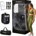 LifePro Revivify Mini Portable Sauna for Home with 2.6L Steamer, Essential Oils and App Control  Full Body Steam Room with Adjustable Heat Levels & Timer  Easy-to-Use at Home Sauna Tent Portable