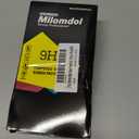 Milomdoi 3 Pack Matte Screen Protector for iPhone 17 Pro [Phone Case Friendly] Tempered Glass Accessories Film, Shatterproof No Bubble, Easy Installation with Mounting Frame for Apple