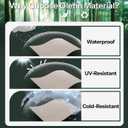 Chaise Lounge Cushions Outdoor with Pillow, Water Fade Resistant, 1 PACK 80"x26"x3"