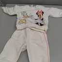 Disney Minnie Mouse Girls Pullover Hoodie and Pants Set for Toddler and Big Kids (Beige) 3T