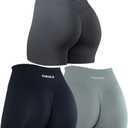 AUROLA Dream Collection Women Workout Shorts High Waist Gym Shorts, Scrunch Butt Seamless Athletic Shorts, Large