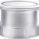 Patio Table Umbrella Hole Ring Plug Cap Set, Outdoor Parasol Table Hole Cover Insert Thicker Patio Table Hole Plug Ring for Outdoor, Patio, Yard, Garden, Camping, Pool (Transparent)