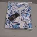 FKEEP Women's Tennis Golf Dress Outfits Athletic Workout Dress with Shorts and Pocket Sport Dresses (Blue Flowers, S)