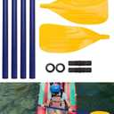 Boat Oars 2 Pieces Kayak Paddles Detachable Canoe Paddle Inflatable Boat PVC Oar Water Sports Accessory