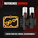 Transmission Dual Linear Shift Solenoid Compatible with Honda Accord Odyssey Pilot for Acura CL TL 2.3L 3.0L 3.2L transmission solenoid kit Replace 28250-P6H-024
