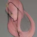 Light Pink Wear and Go Glueless Wig with Bangs Pink Wigs for Women Layered Synthetic Lace Front Wig Pre Plucked Pre Cut Ready to Wear 13x5x1 HD Lace Middle Part 26 Inch