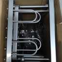 Aitatty Hanging Shower Caddy Bathroom Organizer: Rustproof Shower Shelf Racks Over Shower Head - No Drilling Inside Bath Shower Rack Shelves Over Showerhead for Shampoo with Soap Holder Black