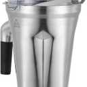 64oz Stainless Steel Container for Blender Pitchers, Compatible with 5200 A3500 750 X5 E320 Stainless Steel Containers. BPA-Free, Durable