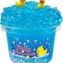 Charming Blue Crunchy Fishbowl Bead Slime,Super Soft and Non-Sticky, Great for Birthday Gifts for Girl and Boys,Party Favors,Christmas Stocking Stuffers (1pack)