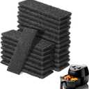 Enhon 20 Pcs Air Fryer Filter Compatible with Instant/Vortex Plus 6 Quart Air Fryer, Charcoal and Oil Vapor Replacement Filter for Odor Erase and Absorbing Grease