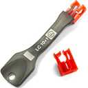 NTW NL-LCPBK10-RD Net-Lock Locking LC Port/Dust Blocker with Black Removal Tool, red, 10 + 1 Key