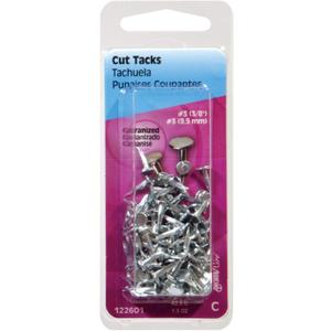 Hillman No. 12 x 11/16 in. L Galvanized Silver Steel Cut Tacks 1.75 pk, 2 pack