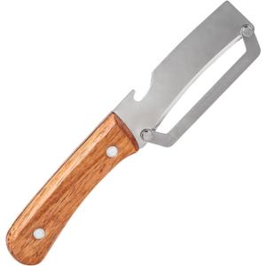 Multi-Functional Kitchen Vegetable Peeler: Ergonomic Handle, with Bottle Opener, stainless steel pota to peelers,papaya shredder,kiwi peeler,Suitable for Fruits, Sugar Cane, Pumpkin(1Pcs)