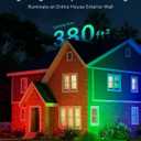 4 Pack 50W Led Flood Lights 500W Equi Color Changing with Remote Waterproof 16 Multicolor Lamp Indoor & Outdoor Up Lighting for Patio Decor, Garden Plants, Exterior Wall, Porch, Party Ambiance Decor