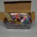 xFFFun Valentines Day Gifts for Kids - 28 PCS Safari Wood Craft Painting Kits with Valentine's Day Cards with Art Supplies for Classroom Kids Boys Girls Gifts Exchanges Valentines Party Favors