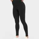 Buttergene Women's Maternity Leggings over the Belly Maternity Yoga Pants Workout Pregnancy Leggings (Pack of 3,L, Black)