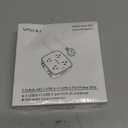 6 Ft Surge Protector Power Strip - 8 Widely Outlets with 4 USB Ports, 3 Side Outlet Extender with 6 Feet Extension Cord, Flat Plug, Wall Mount, Desk USB Charging Station, ETL,White