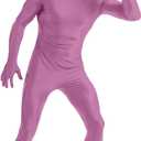 Men's and Women's Spandex Open Face Bodysuit Costume Adult Stretchy Halloween Cosplay Body Suit Zentai Suit Outfits