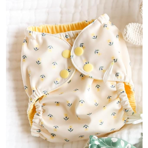 Esembly Cloth Diaper Outer - Waterproof Cloth Cover and Reusable Swim Diaper, Breathable Layer Over Absorbent Inner for Blowout-Proof Diapering - Size 2