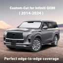 EcoNour Windshield Sunshade Compatible for Infiniti QX80 2014-2022 2023 2024, Sun Visor for Front Windshield & Window Sun Shade Cover, UV Heat Blocker & Protector, Car Accessories