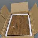 QEEIG Floating Shelves for Wall Bathroom Shelf Bedroom Kitchen Living Room Hanging Book Shelves Small Farmhouse Decor 16 inch Set of 3, Rustic Brown (015-BN3)