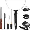 Cooltop Hot Wire Foam Cutter kit, 18W Styrofoam Knife Cutter Electric Hot Wire Foam Cutting Tool, Heated Foam Carving Knife Kit with Cleaning Pen for Foam Board, Pearl Cotton, EPP, KT Board, EPS