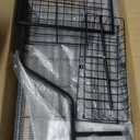 Golf Bags Storage Garage Organizer - Golf Bag Stand Fit Single Golf Bags, Golf Clubs, and Golf Equipment Accessories, Golf Bag Storage Rack with Wheels for Garage, Club, Shed, Basement (Black - With Bottom Drawer Basket)