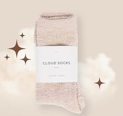 Unboxme Gifts Warm & Cozy Ultra-Luxe Cloud Sock for Women & Men - Super Soft Luxurious Fabric Sleep Socks