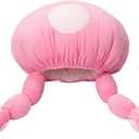 ComfyCamper Mushroom Hat Costume for Adults - Womens Mens Pink Red White Cosplay Halloween Costumes Boys Girls Women