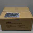 2 Pack Sloping Narrow Shoe Rack 5 Tiers - Free Standing Vertical Shoes Racks for Small Spaces and Corner, Shoe Storage Organizer for Entryway, Tall Slim Shoe Shelf Cabinet for Shoes and Boots (Clear)