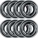 8 Pcs Racecar Themed Birthday Party Inflatable Tire Pool Floats Tire Tubes for Kids Parties 36 Inch Giant Ring Adults Wheels Birthday Party Supplies Truck Race Car Party Favors Decorations