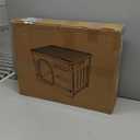 Plastic Cat House Outdoor & Indoor, Waterproof Feral Cat Houses with Escape Door, Sturdy Outdoor Cat House with Bed Mat, Outside Cat Shelter for Small Pet, Assemble and Clean Easily-Grey