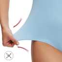 NANJI Sleeveless Tank Bodysuit for Women - Slim Fit Scoop Neck Thong Body Suit, Stretch Double Lined Tops Casual Going Out (XXL)