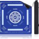 Shipped Rolled Mahjong Mat with Rules Without Creases, 3mm, 32.5" x 32.5"