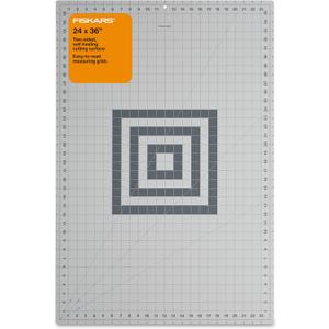 Fiskars Self Healing Cutting Mat for Quilting, Arts and Crafts, 24" x 36" Grid, Sewing Mat, Craft Cutting Board, Sewing Supplies and Quilting Tools (Gray)