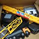 Dickie Toys 48" Mega Crane and Truck Vehicle and Playset, One Size